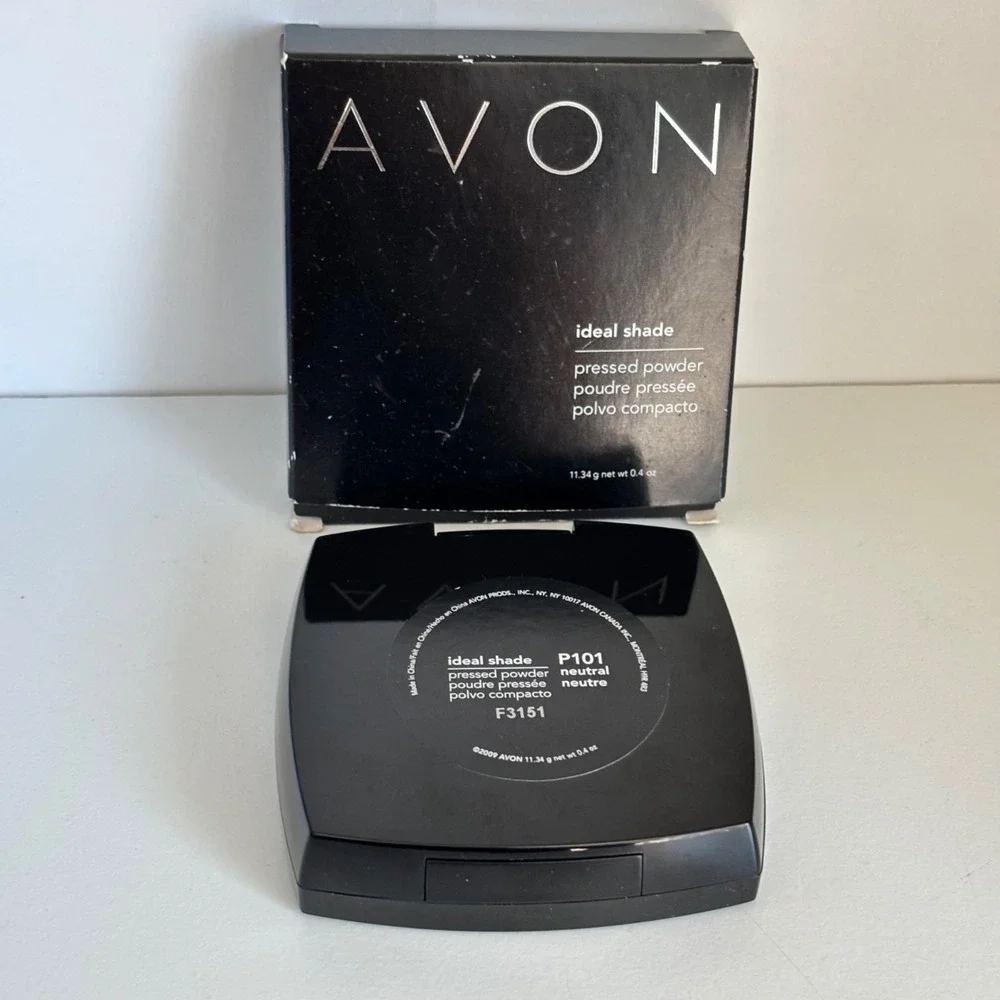 Avon Ideal Shade Pressed Powder P101 Neutral‎ 0.4 Oz Compact New